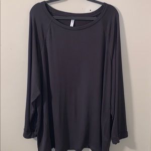 Grey soft long sleeve shirt